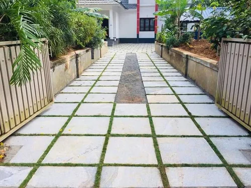 Granite parking flooring showroom in Lucknow